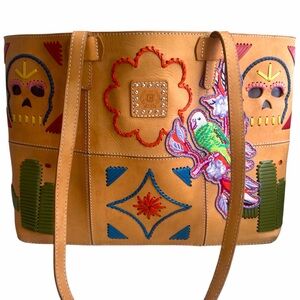 💀 Beautiful and Rare Consuela Leather Spice Easy Tote